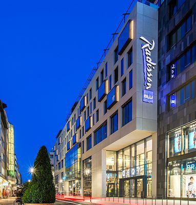 Radisson Blu Hotel Mannheim: Vista externa